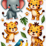 Kids Stickers - Sheet v3